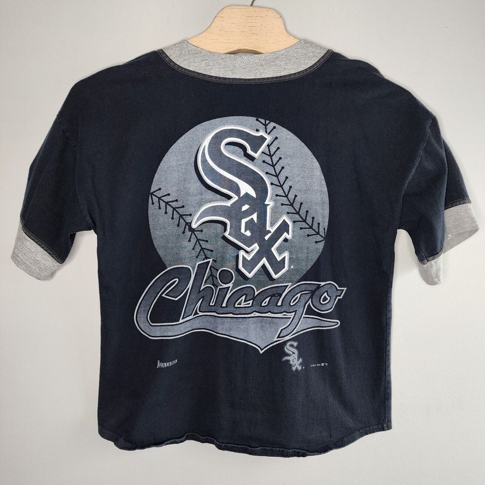 Vintage Jostens Sportswear MLB 1993 Chicago WHITE SOX Short Sleeve Top Men's L - Picture 1 of 13